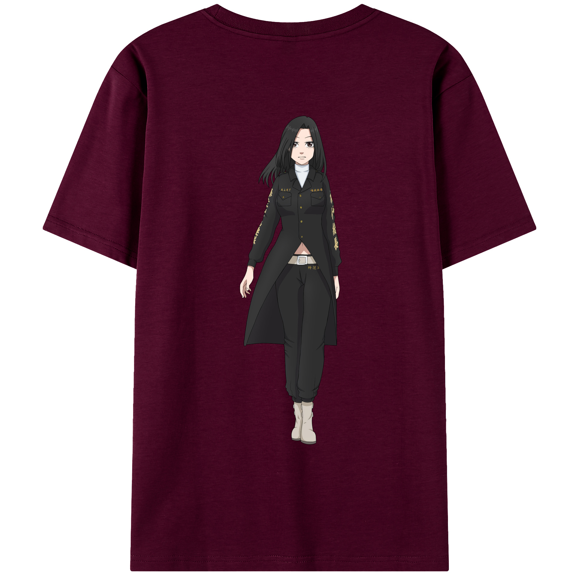 （画像用） 東京リベンジャーズ Tokyo Revengers レディース半袖Tシャツ(バックプリント)